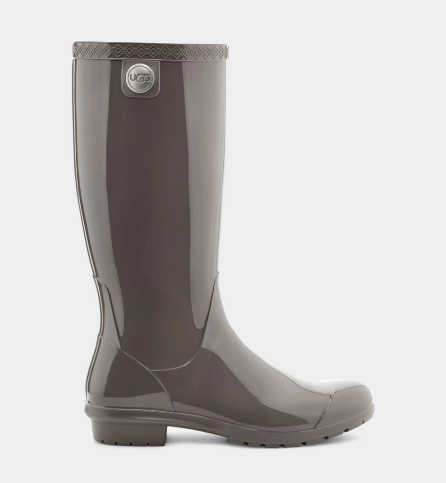 UGG Women's Charcoal Shaye Waterproof Rain Boots for Wet Weather Comfort