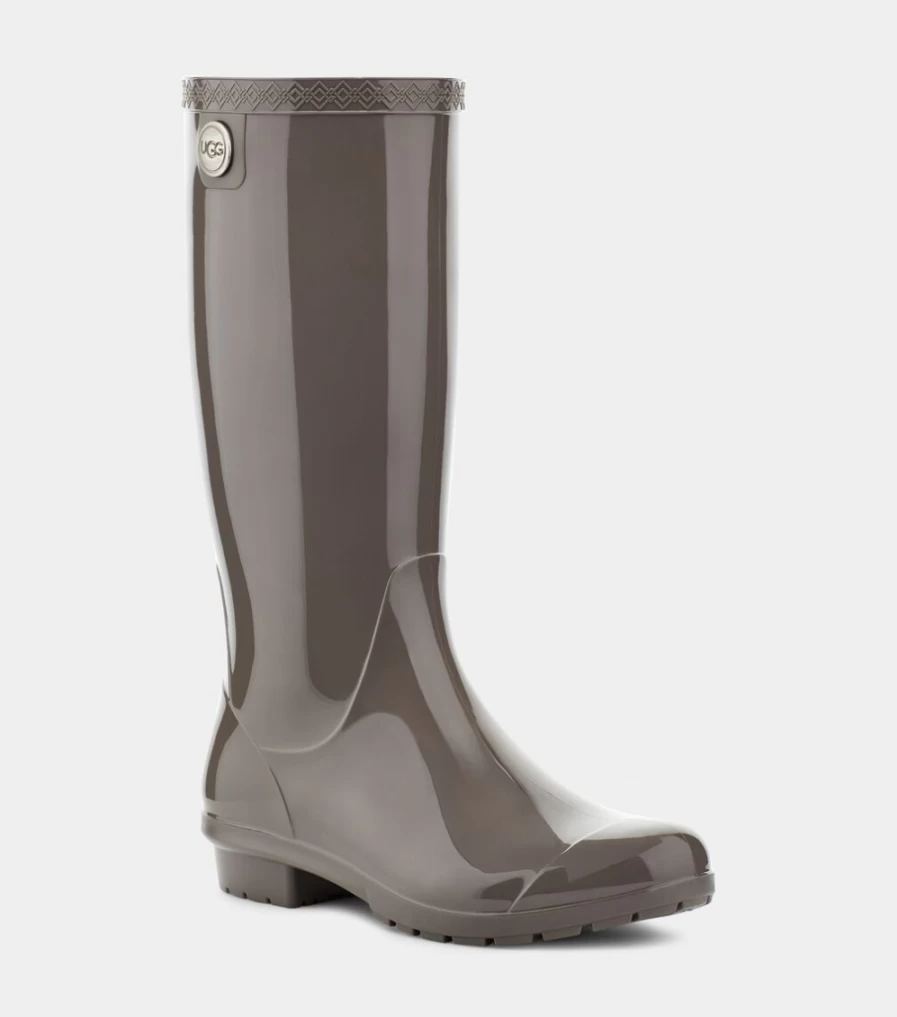 UGG Women's Charcoal Shaye Waterproof Rain Boots for Wet Weather Comfort