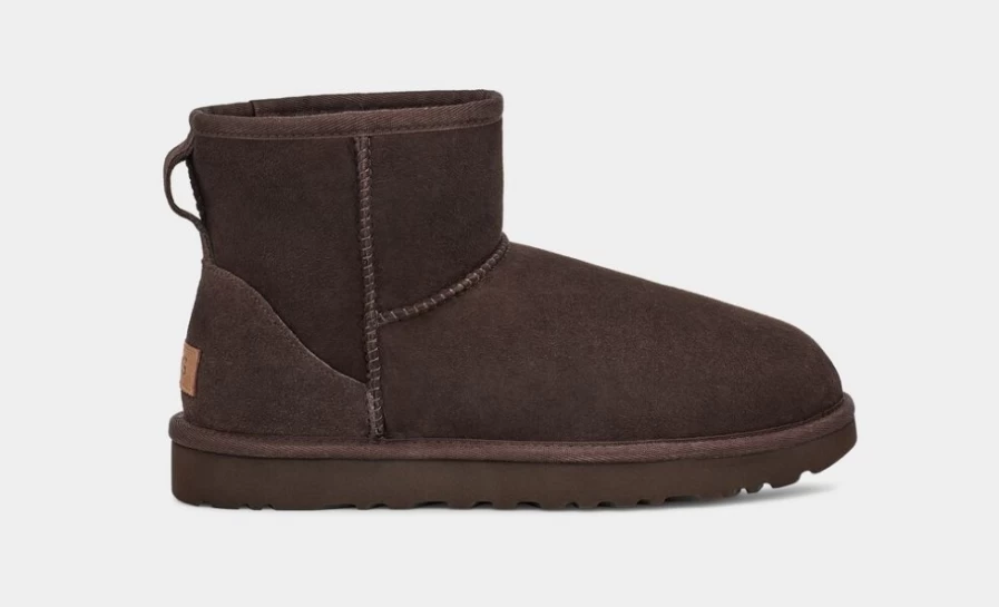 UGG Women's Classic Mini II Boot in Chocolate - Warm Winter Ankle Boots