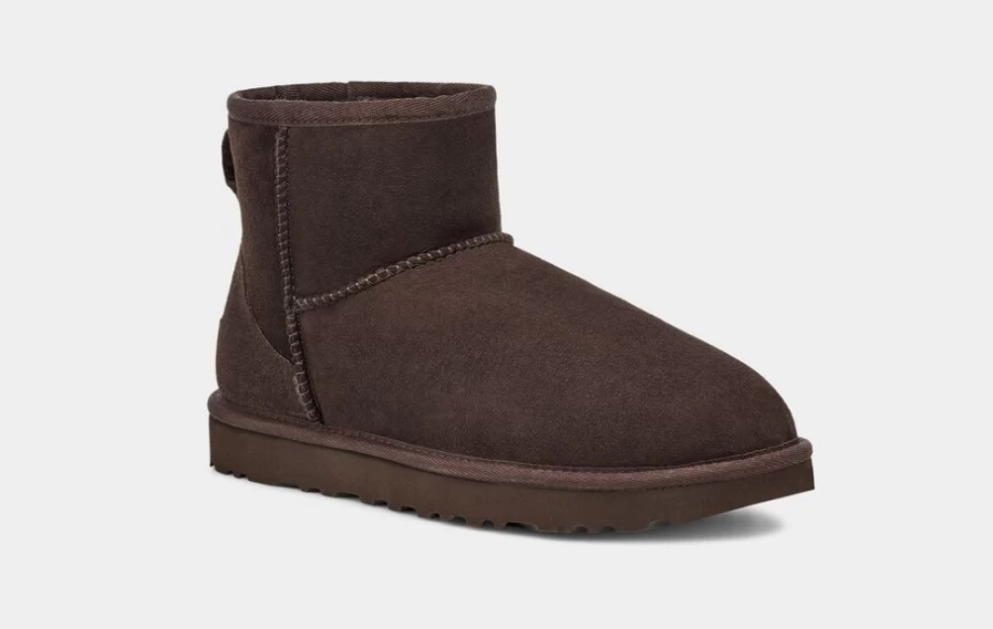 UGG Women's Classic Mini II Boot in Chocolate - Warm Winter Ankle Boots