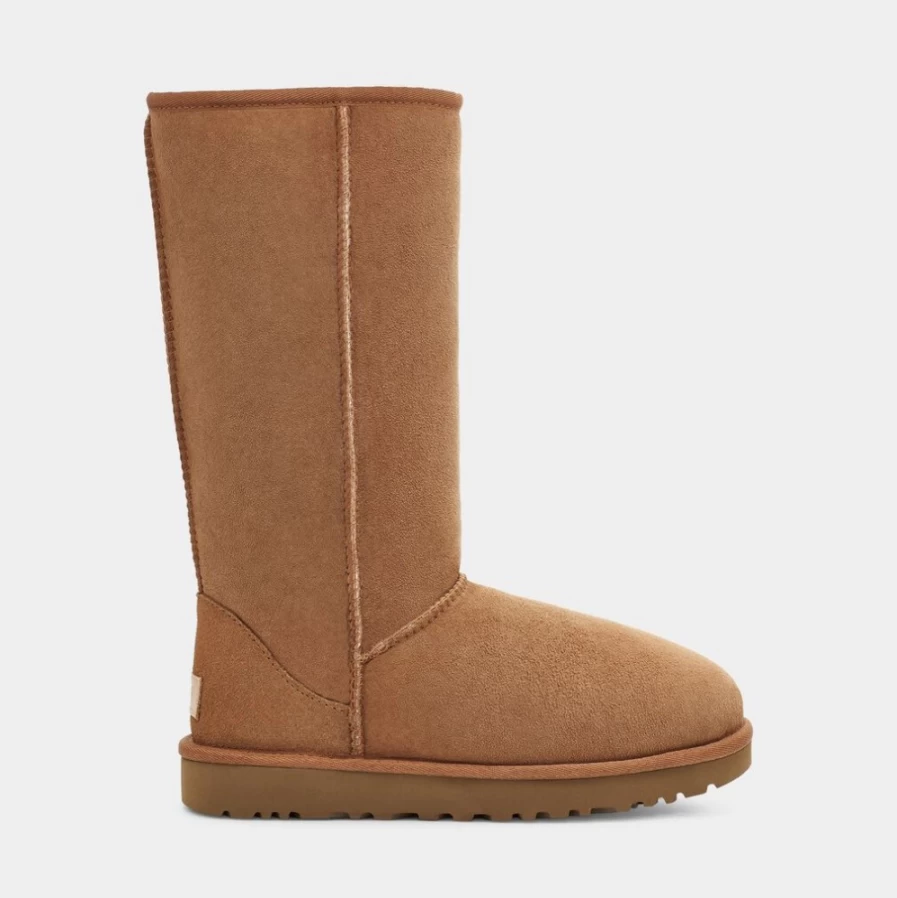 UGG Women's Classic Tall II Boot in Chestnut | Genuine Shearling Winter Boots