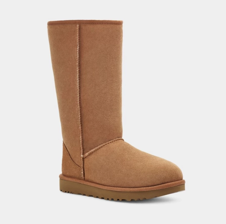 UGG Women's Classic Tall II Boot in Chestnut | Genuine Shearling Winter Boots