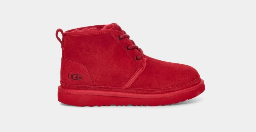 UGG Kids Neumel II Boot in Samba Red - Waterproof Winter Boots for Boys & Girls