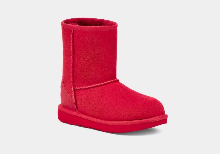 UGG Kids' Classic II Boot in Samba Red - Classic Winter Boots for Children