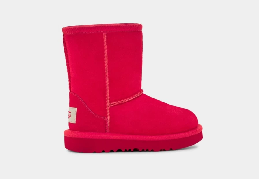 UGG Classic II Boots for Toddlers in Samba Red - Warm Winter Booties for Kids