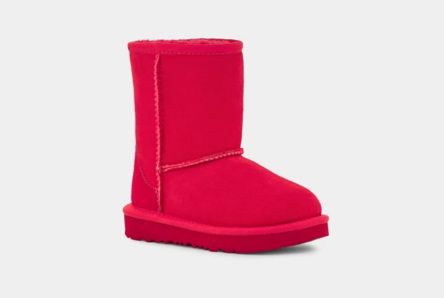 UGG Classic II Boots for Toddlers in Samba Red - Warm Winter Booties for Kids
