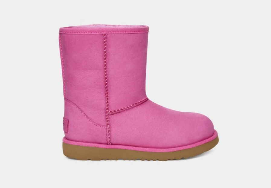 UGG Kids' Classic II Weather Short in Pink Azalea | Water-Resistant Comfort Footwear