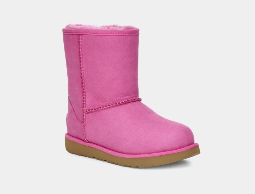 UGG Classic II Weather Short Pink Azalea Toddlers' Waterproof Boots