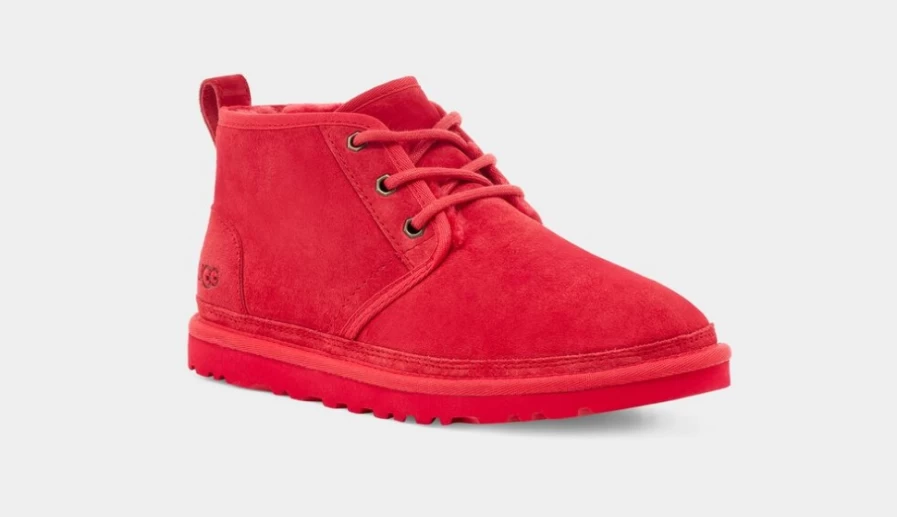 UGG Women's Neumel Boot in Samba Red - Classic Suede Ankle Booties for Comfort & Style