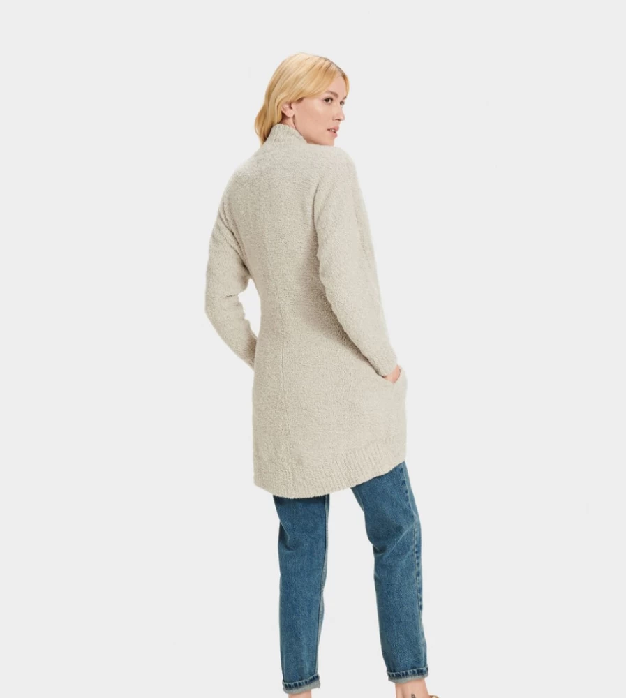 UGG Women's Fremont Cardigan in Driftwood - Cozy Knit Sweater for Women
