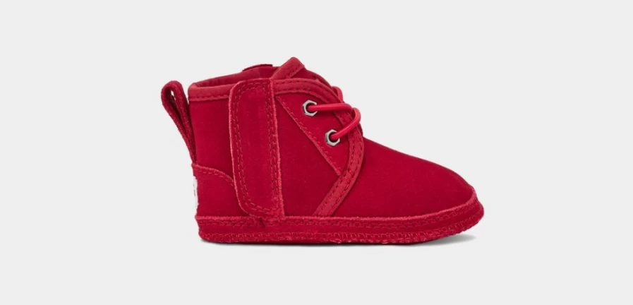 UGG Baby Neumel Boots for Infants in Samba Red - Soft & Comfortable First Walkers