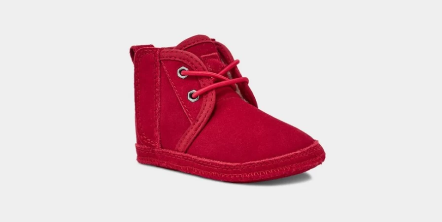 UGG Baby Neumel Boots for Infants in Samba Red - Soft & Comfortable First Walkers