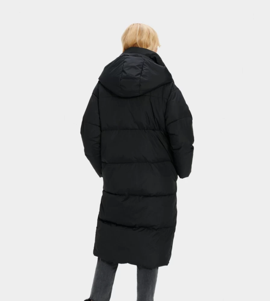 UGG Women's Black Catherina Puffer Jacket - Warm Winter Coat
