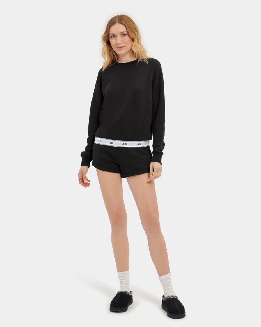 UGG Women's Black Nena Crewneck Sweatshirt