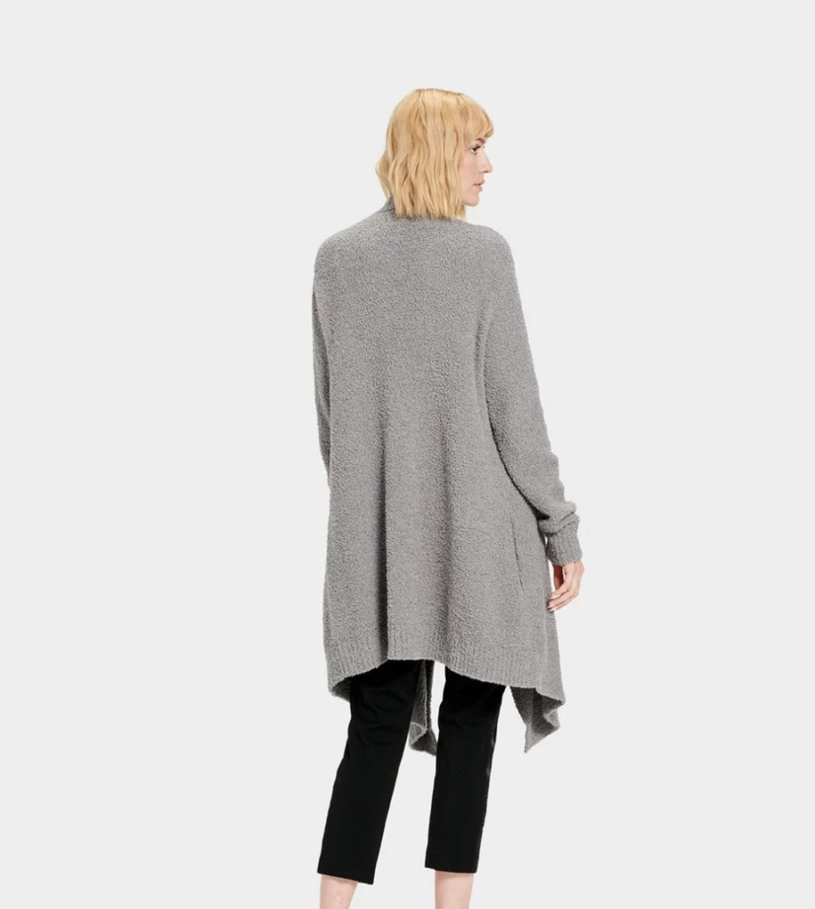UGG Women's Grey Phoebe Wrap Cardigan - Cozy Knit Sweater for Women