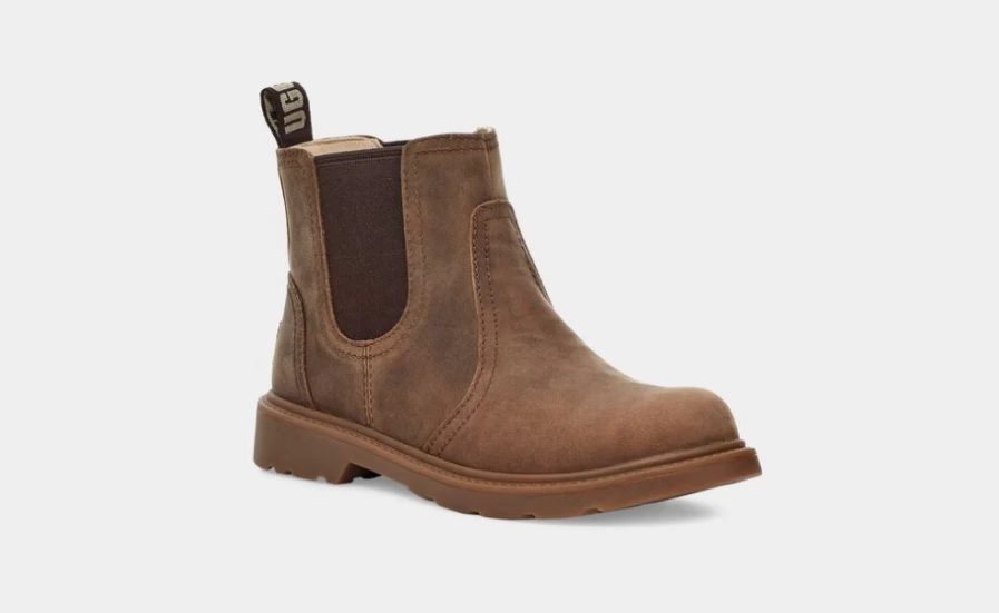 UGG Kids' Bolden Weather Boots in Walnut - Waterproof Winter Footwear for Children