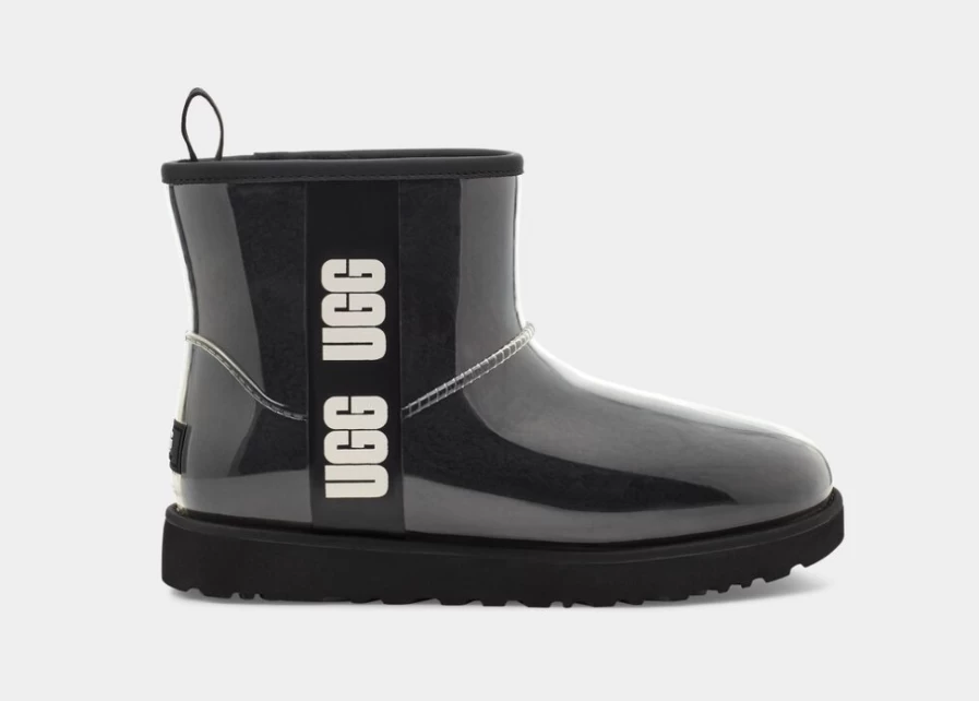 UGG Women's Classic Clear Mini Boots in Black
