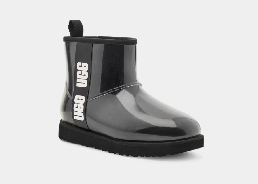 UGG Women's Classic Clear Mini Boots in Black