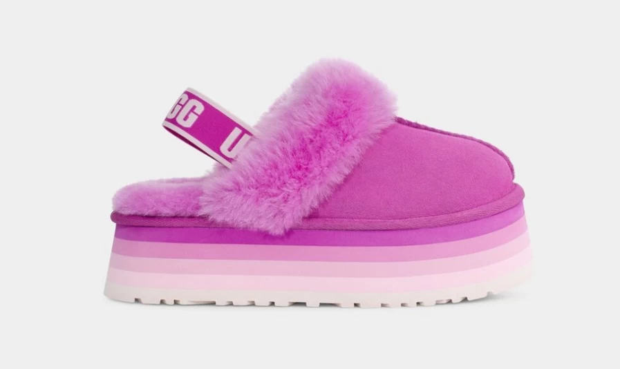 UGG Women's Funkette Boots in Purple Ruby | Stylish & Comfortable Footwear