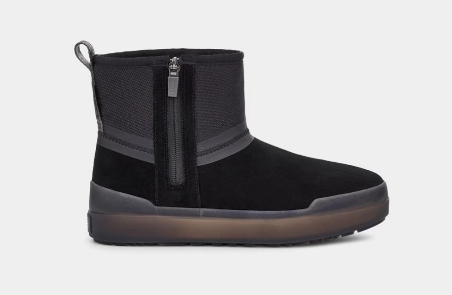 UGG Women's Classic Tech Mini Boots in Black | Comfortable & Stylish Winter Footwear