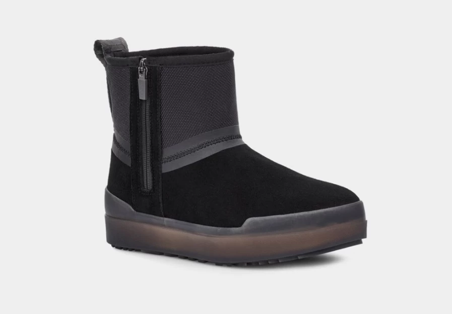 UGG Women's Classic Tech Mini Boots in Black | Comfortable & Stylish Winter Footwear
