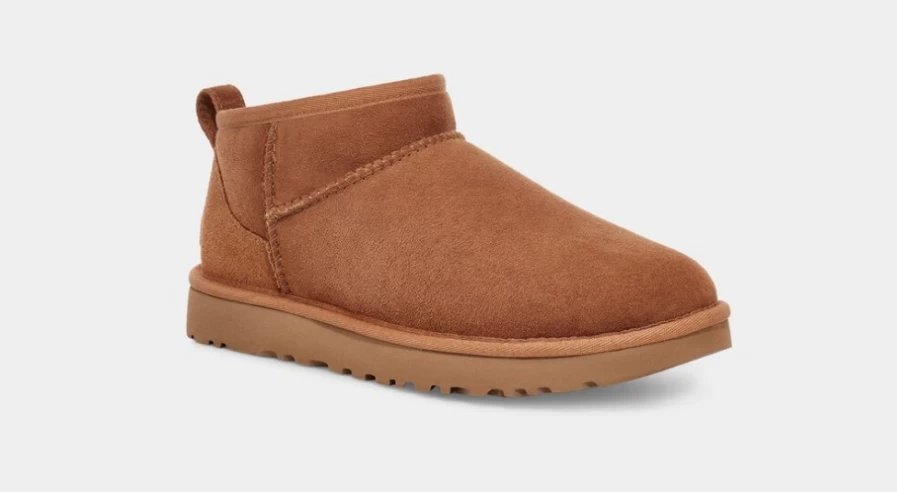 UGG Women's Classic Ultra Mini Boots in Chestnut - Timeless Comfort & Style