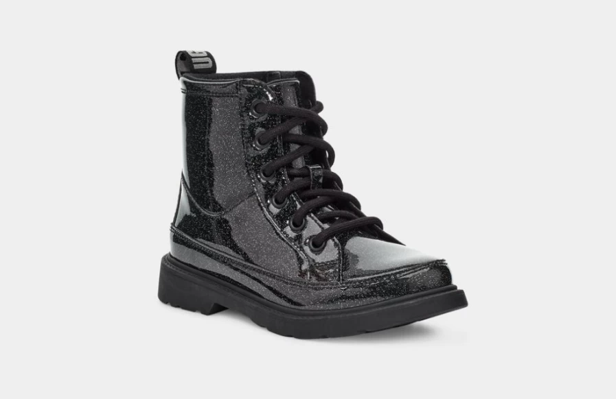 UGG Kids Robley Glitter Boots in Black - Sparkly Winter Footwear for Children