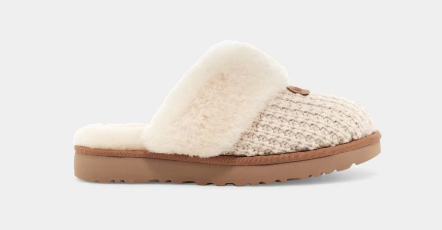 UGG Women's Cream Cozy Slippers - Plush Comfort for Indoor & Outdoor Wear