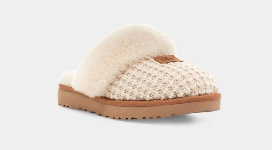 UGG Women's Cream Cozy Slippers - Plush Comfort for Indoor & Outdoor Wear
