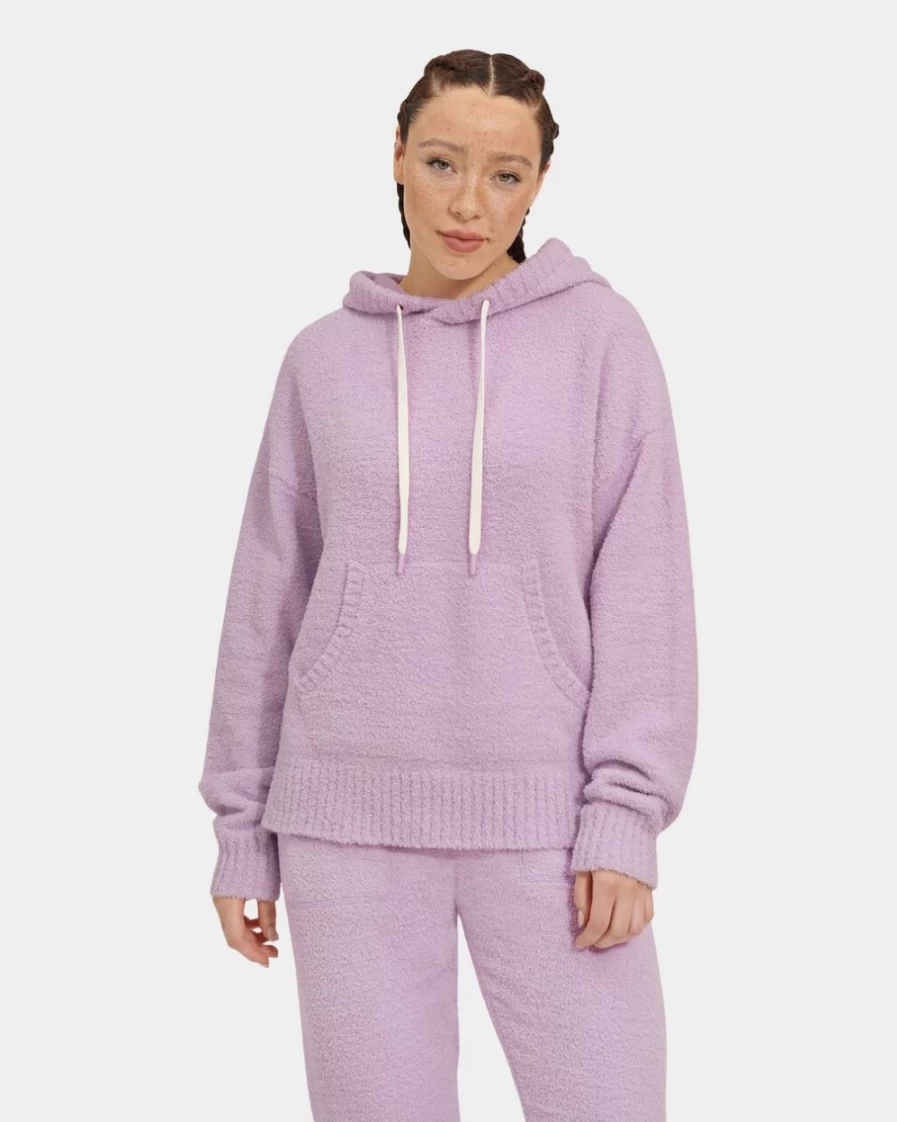 UGG Women's Asala Hoodie in Lilac Frost | Cozy Pullover Sweatshirt