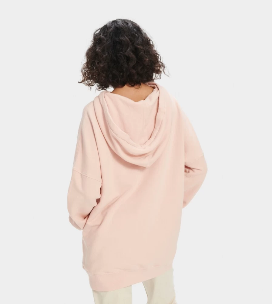 UGG Women's Simone Boyfriend Hoodie in Rosewater - Cozy Oversized Sweatshirt