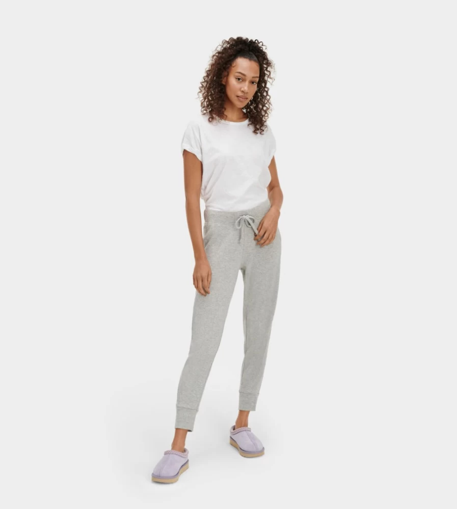UGG Women's Casia Jogger Pants in Grey Heather - Comfortable Lounge & Casual Wear