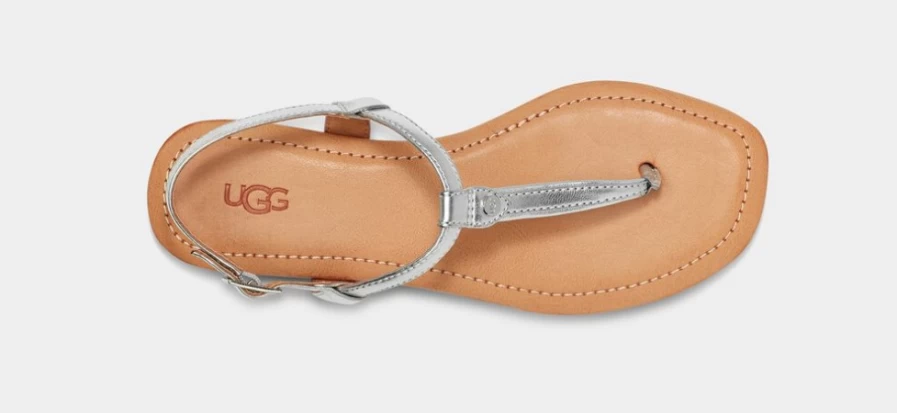 UGG Women's Madeena Boots in Silver Metallic - Stylish & Comfortable Footwear