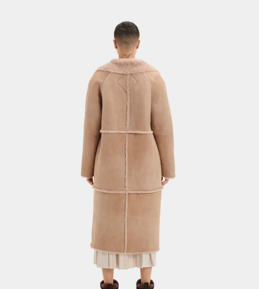 UGG Women's Sandalwood Twinface Sheepskin Coat | Fayre Style Winter Jacket