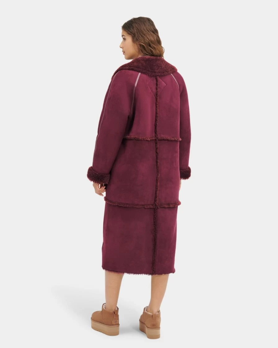 UGG Women's Fig Fayre Twinface Sheepskin Coat - Luxurious Winter Outerwear
