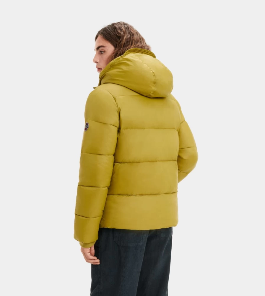 UGG Men's Brayden Puffer Jacket in Bamboo Green - Lightweight Waterproof Winter Coat