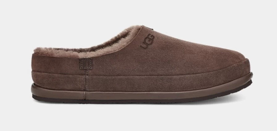 UGG Men's Parkdale Clog in Grizzly Brown - Comfortable Slip-On Shoes
