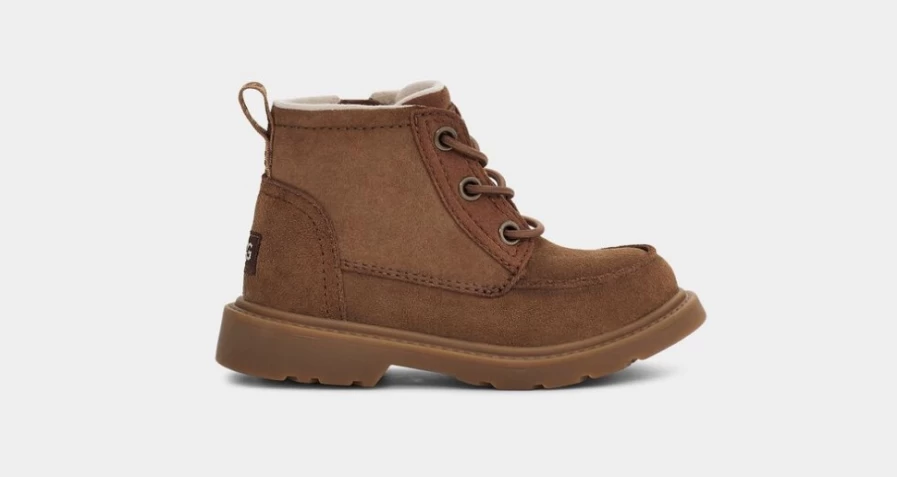 UGG Chelham Weather Toddler Boots in Walnut Suede for Kids