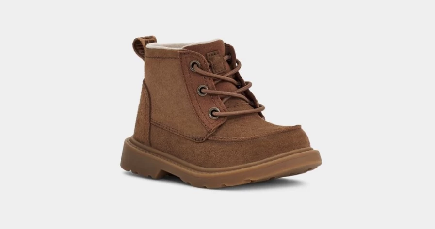 UGG Chelham Weather Toddler Boots in Walnut Suede for Kids