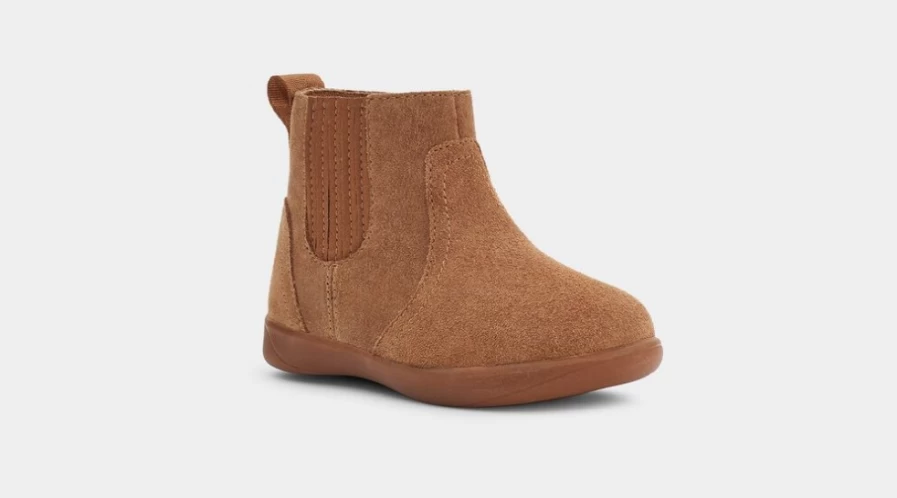UGG Ryndon Boots for Toddlers in Chestnut Suede - Warm & Comfortable Kids Winter Boots