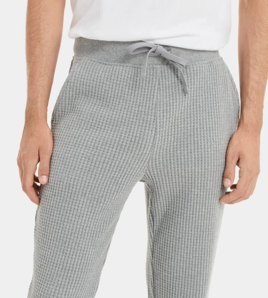 UGG Men's Thermal Joggers in Grey Heather - Winter Running Pants for Men