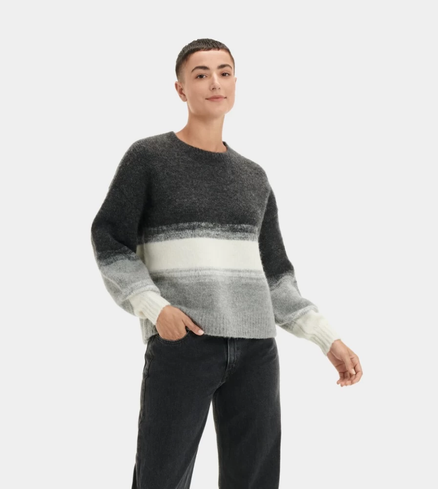 UGG Women's Alessa Crewneck Sweater in Black Multi Color