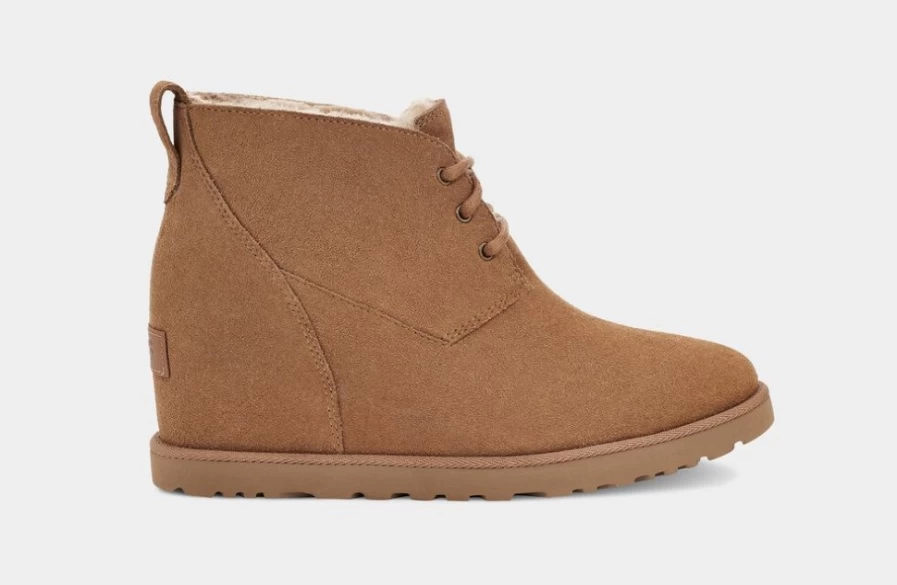 UGG Women's Chestnut Classic Femme Lace Bootie - Stylish & Comfortable Boots