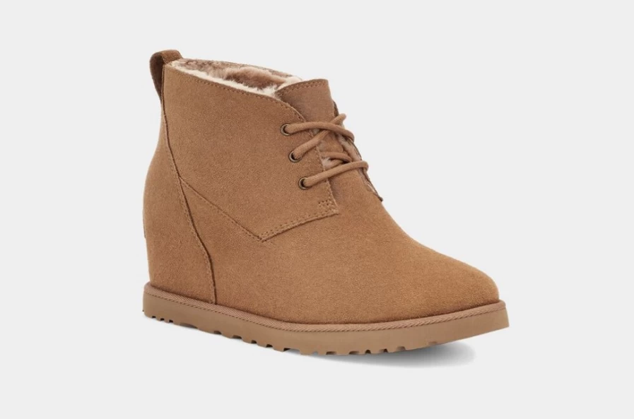 UGG Women's Chestnut Classic Femme Lace Bootie - Stylish & Comfortable Boots
