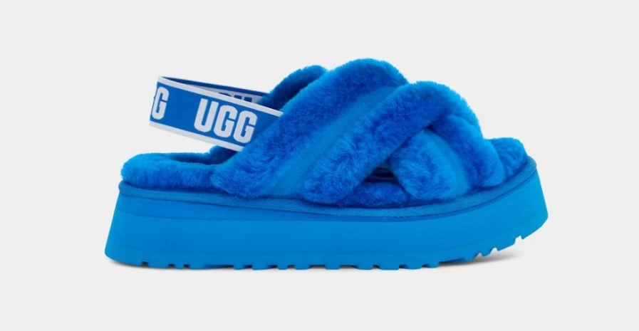 UGG Women's Dive Disco Cross Slide Sandals