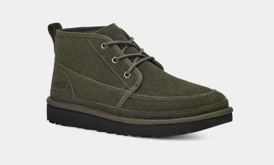 UGG Men's Neumel Moc Slip-On Shoes in Forest Night - Comfortable Suede Boots