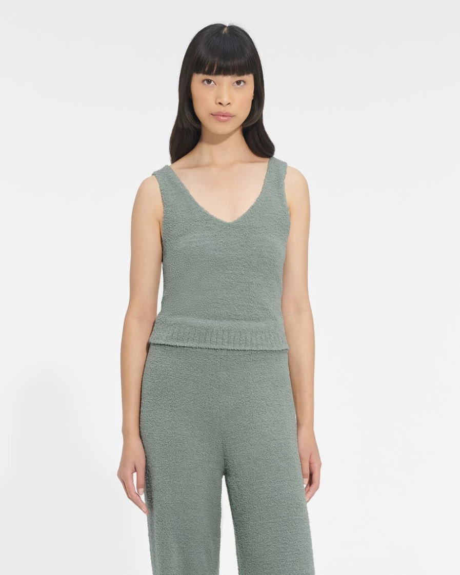 UGG Women's Dulcie Knit Top in Grey Sage - Soft Casual Sweater