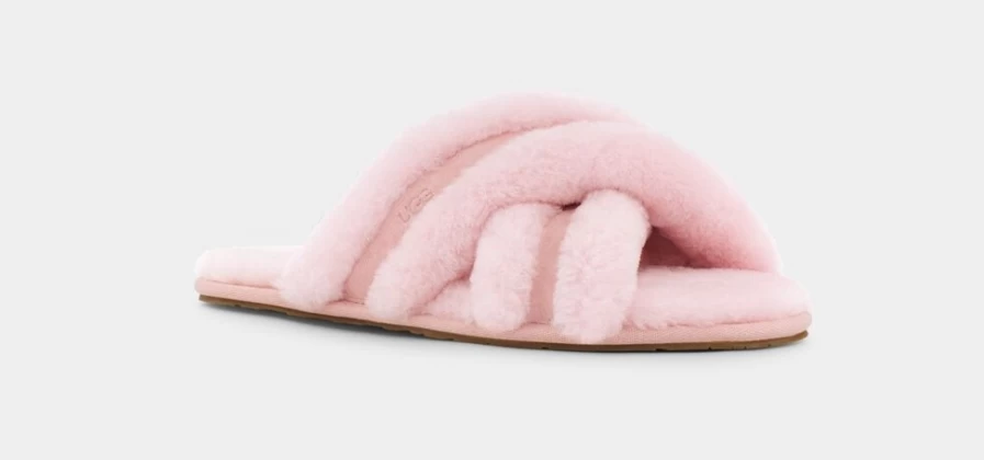 UGG Women's Scuffita Slippers in Pink Cloud | Cozy Indoor/Outdoor Slides