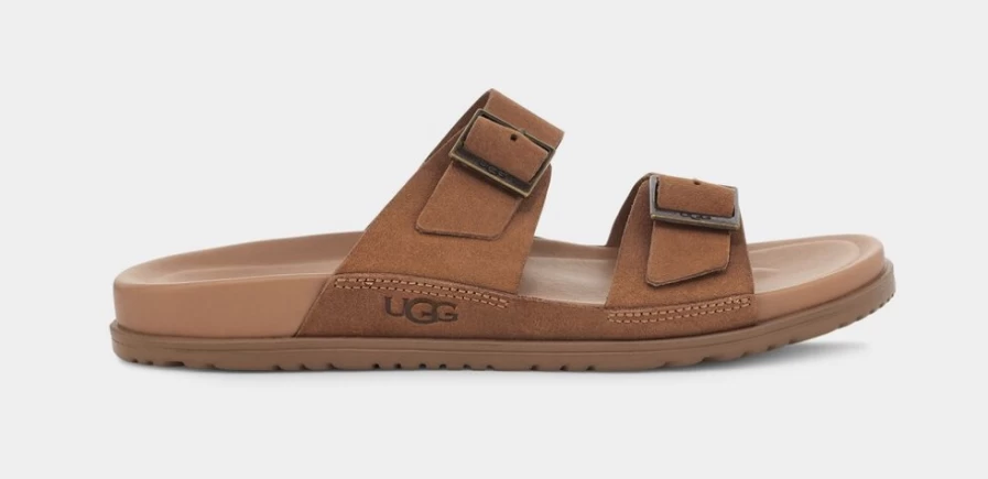 UGG Men's Chestnut Wainscott Buckle Slide Sandals