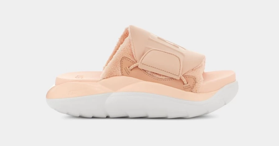 UGG Women's Peach Fuzz Cloud Slide Sandals - Comfortable LA Style